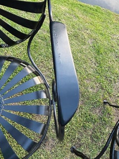 Francois Carre Garden Chairs - a Pair (fully restored)