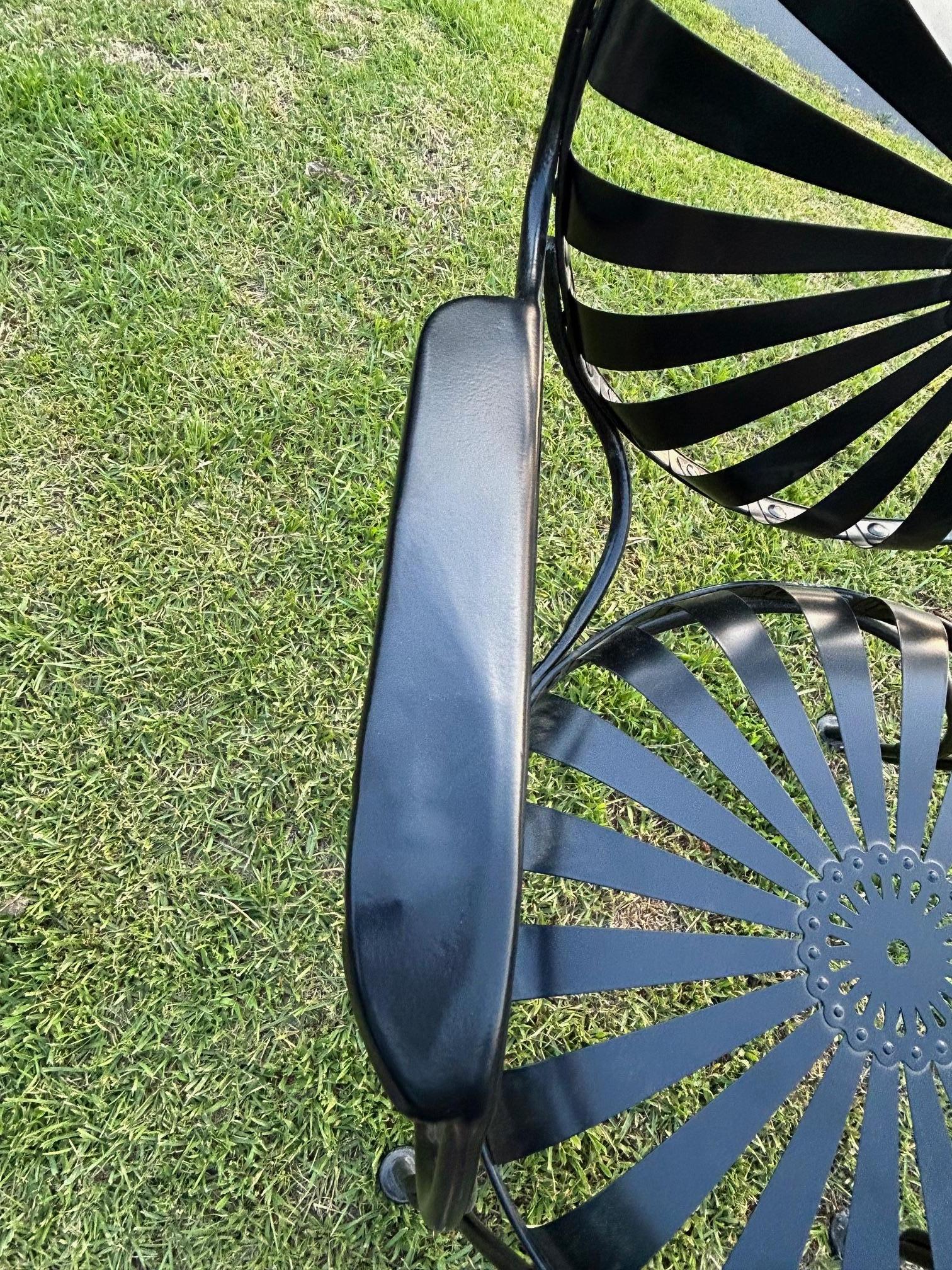 Art Deco Francois Carre Garden Chairs - a Pair (fully restored) For Sale