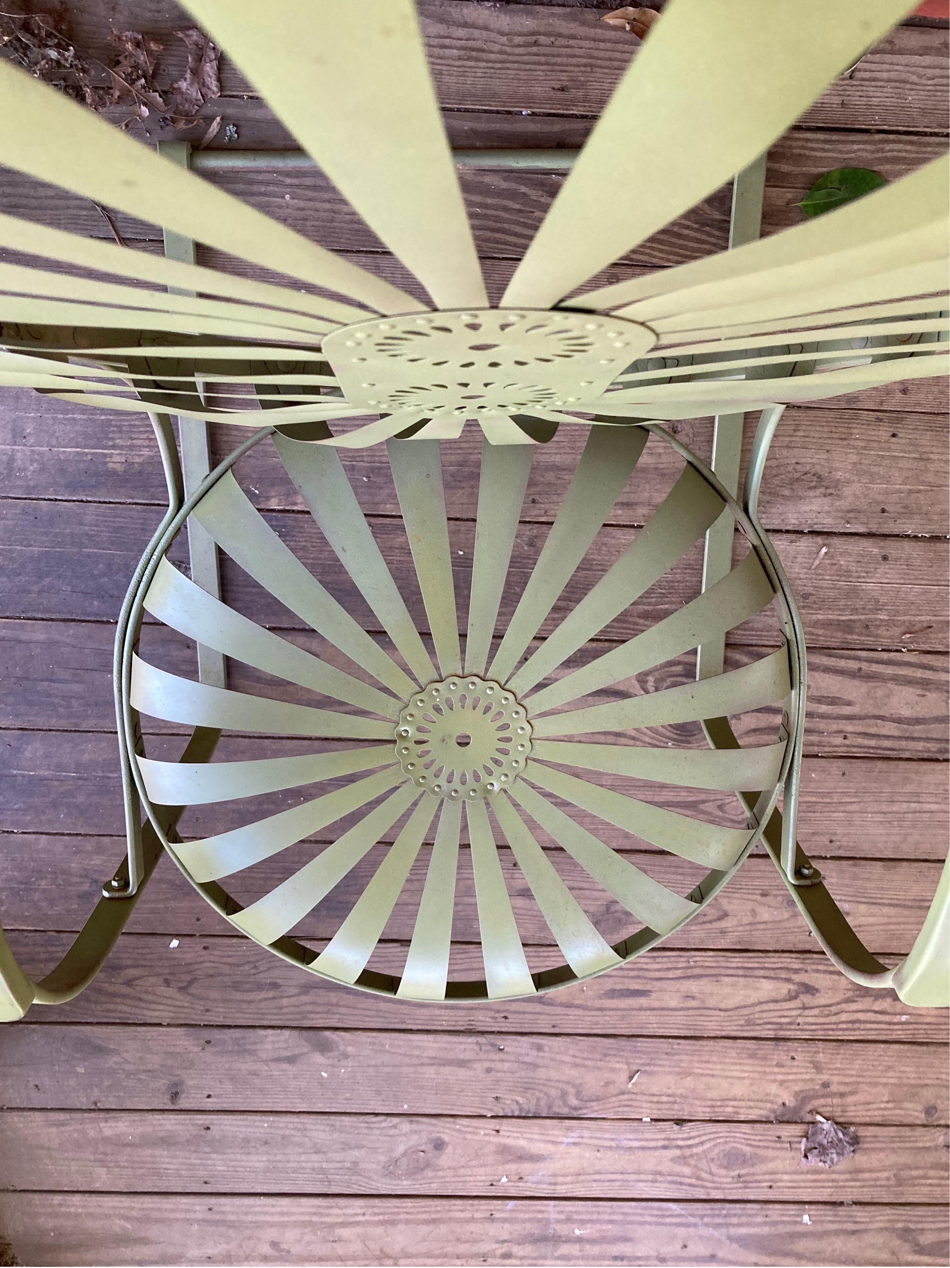francois carre large garden rocker For Sale 3