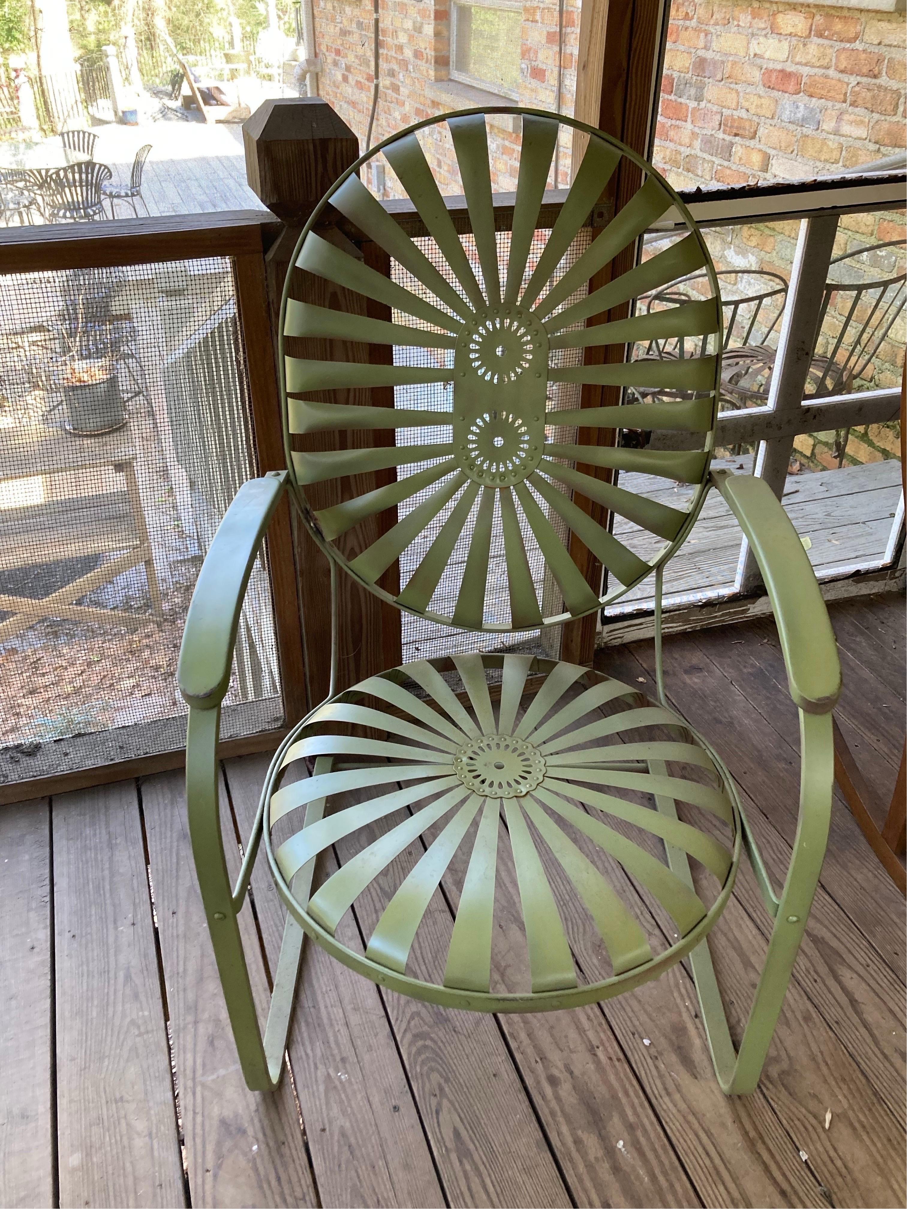 francois carre large garden rocker For Sale 4