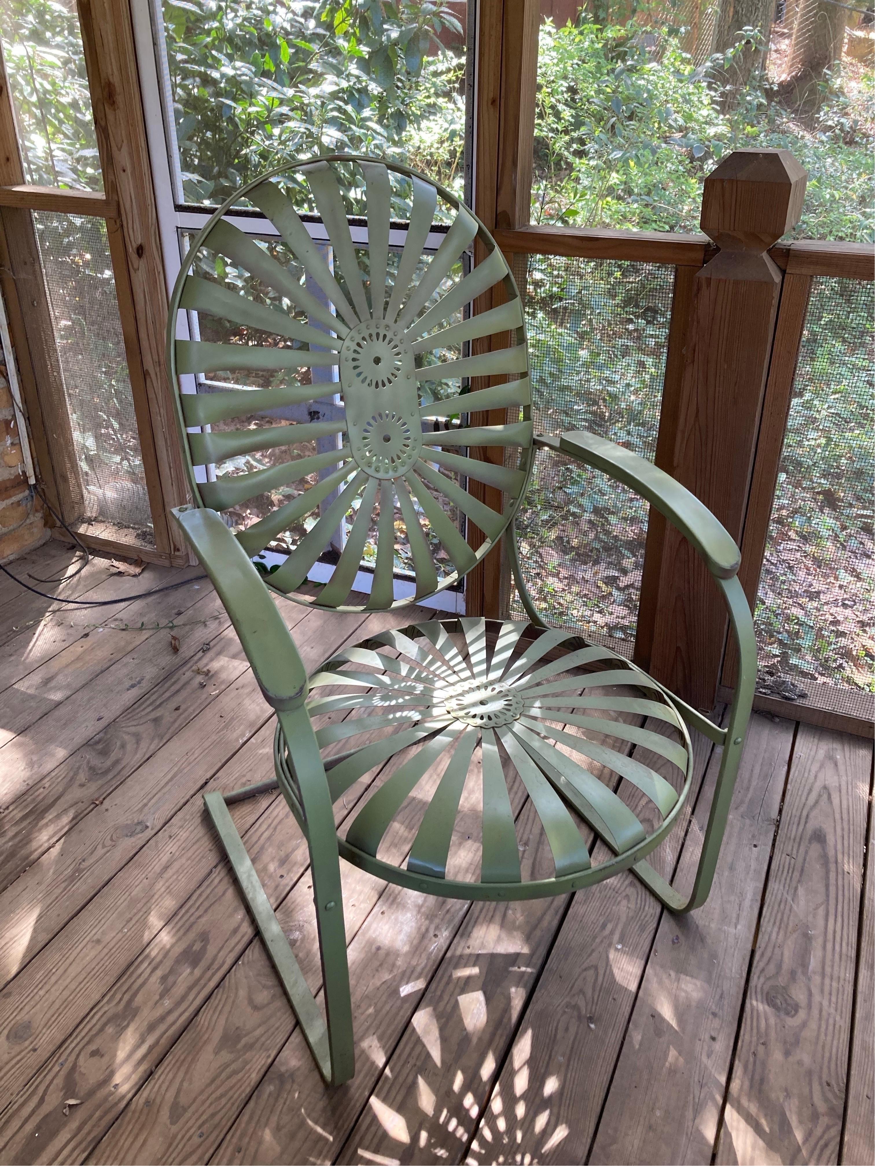 francois carre large garden rocker For Sale 5