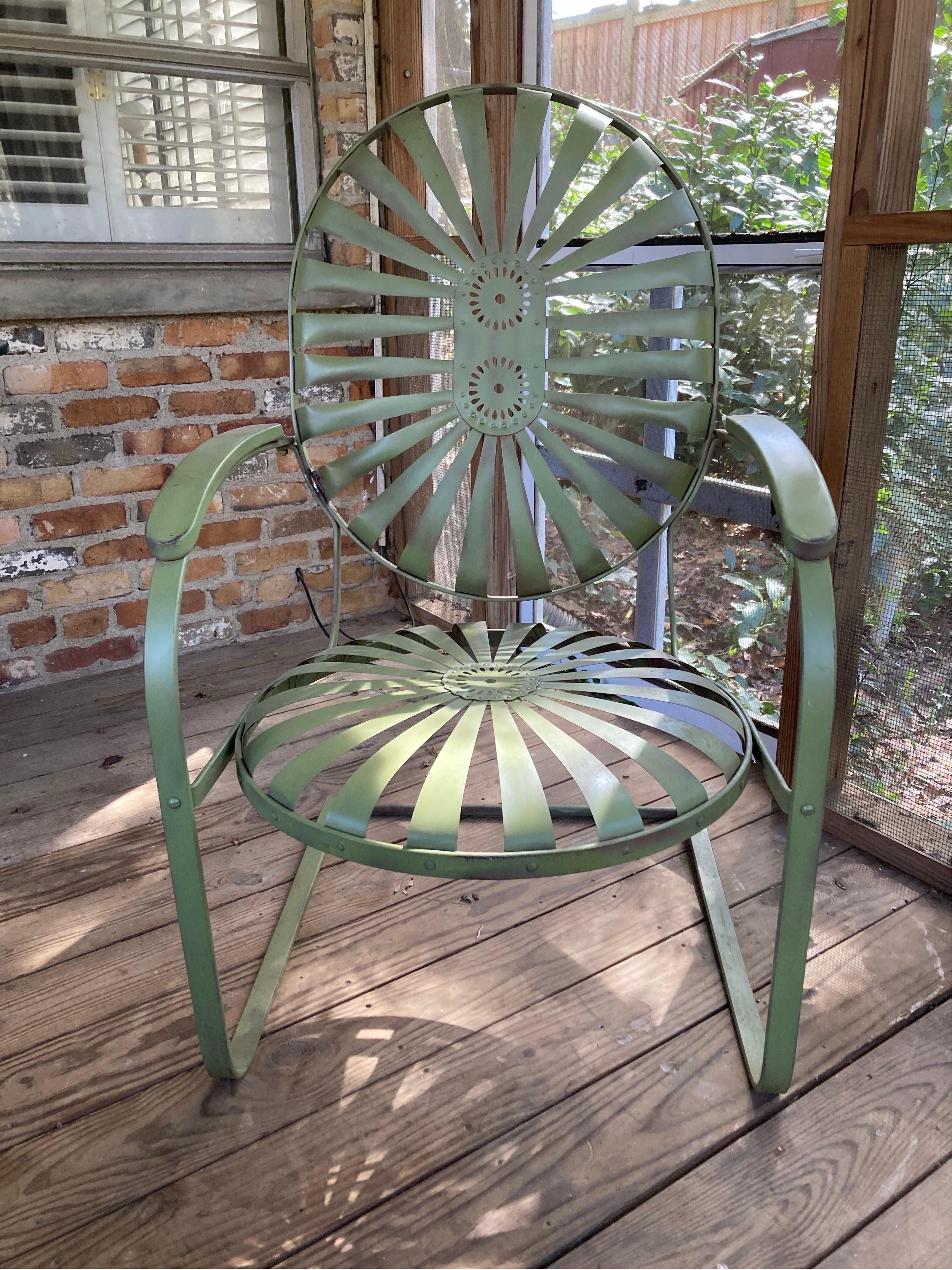 francois carre large garden rocker For Sale 6