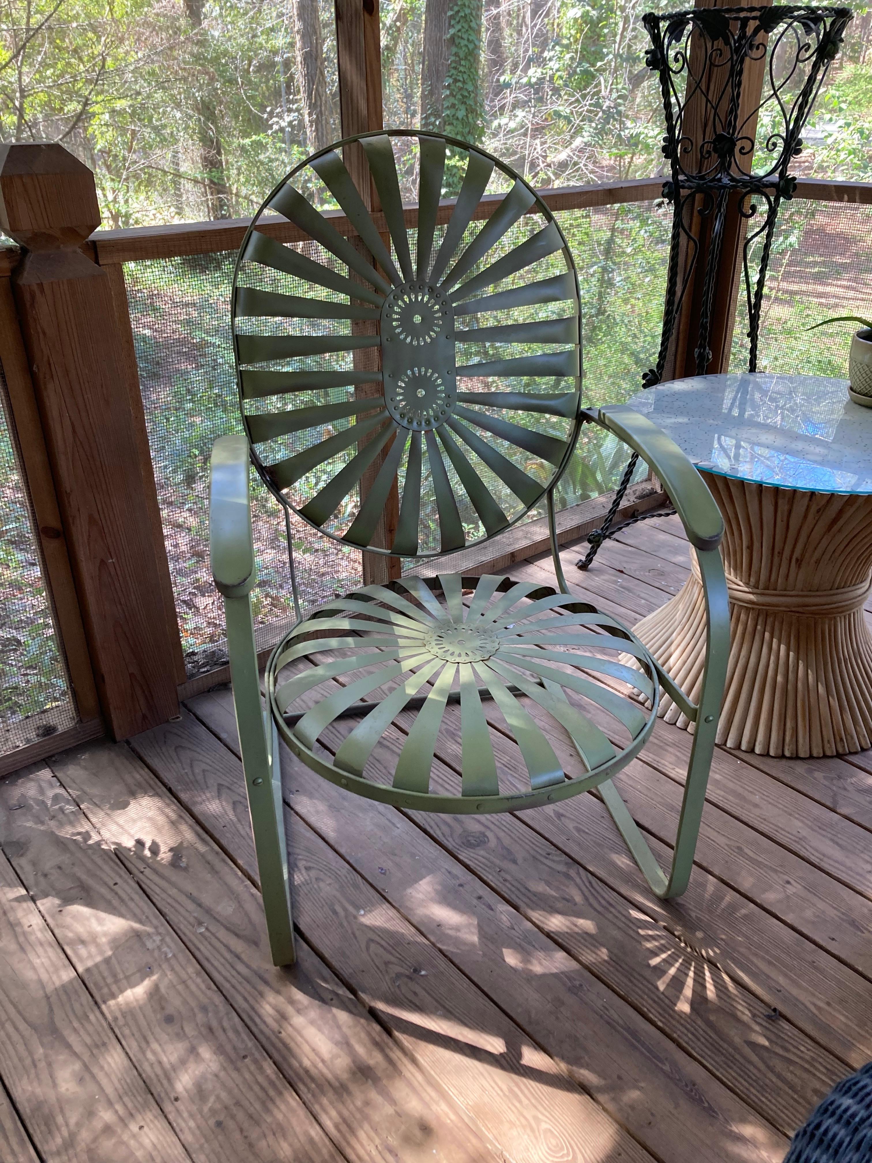 francois carre large garden rocker For Sale 8