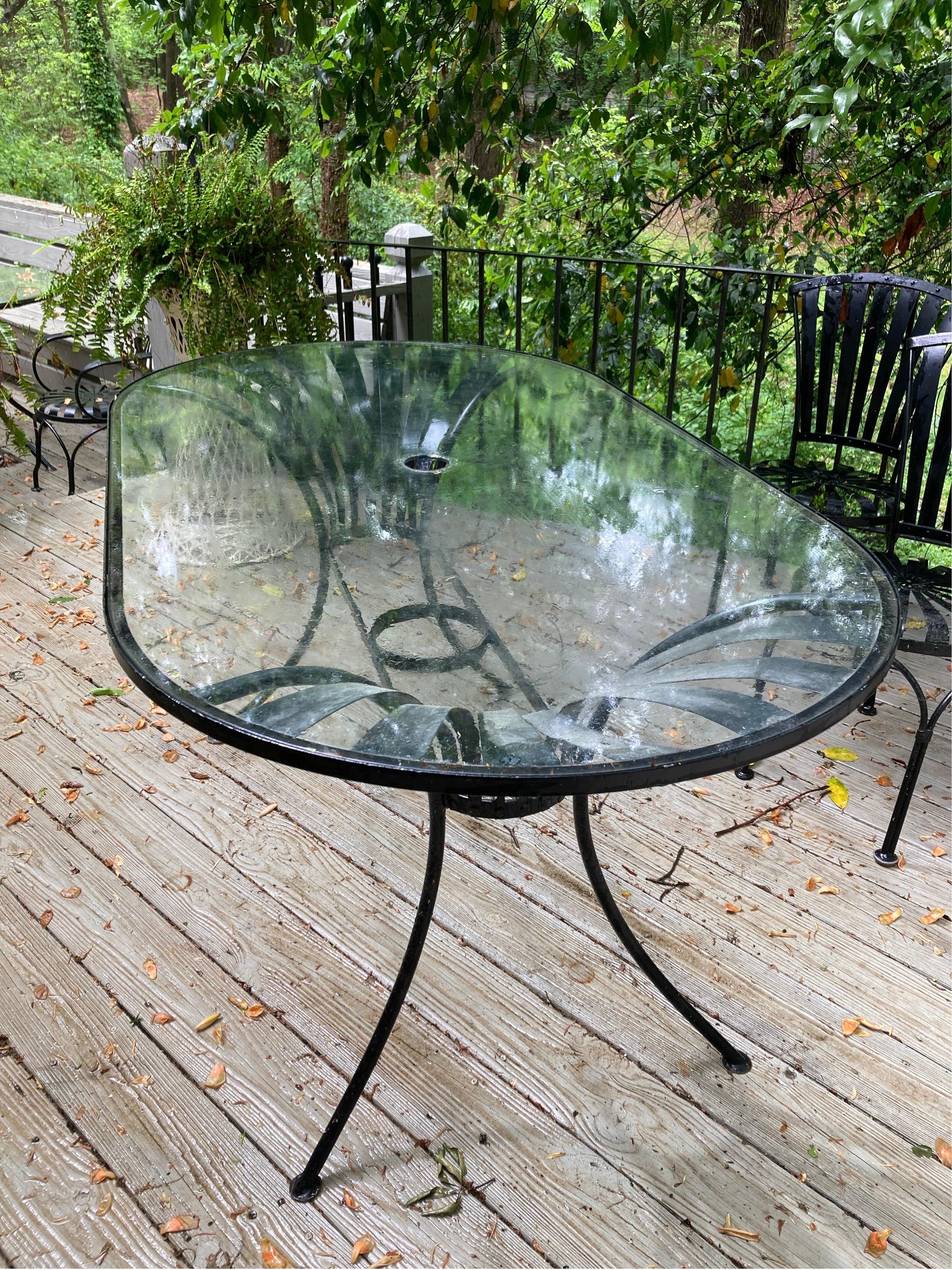 francois carre patio dining table, circa 1940 For Sale 5