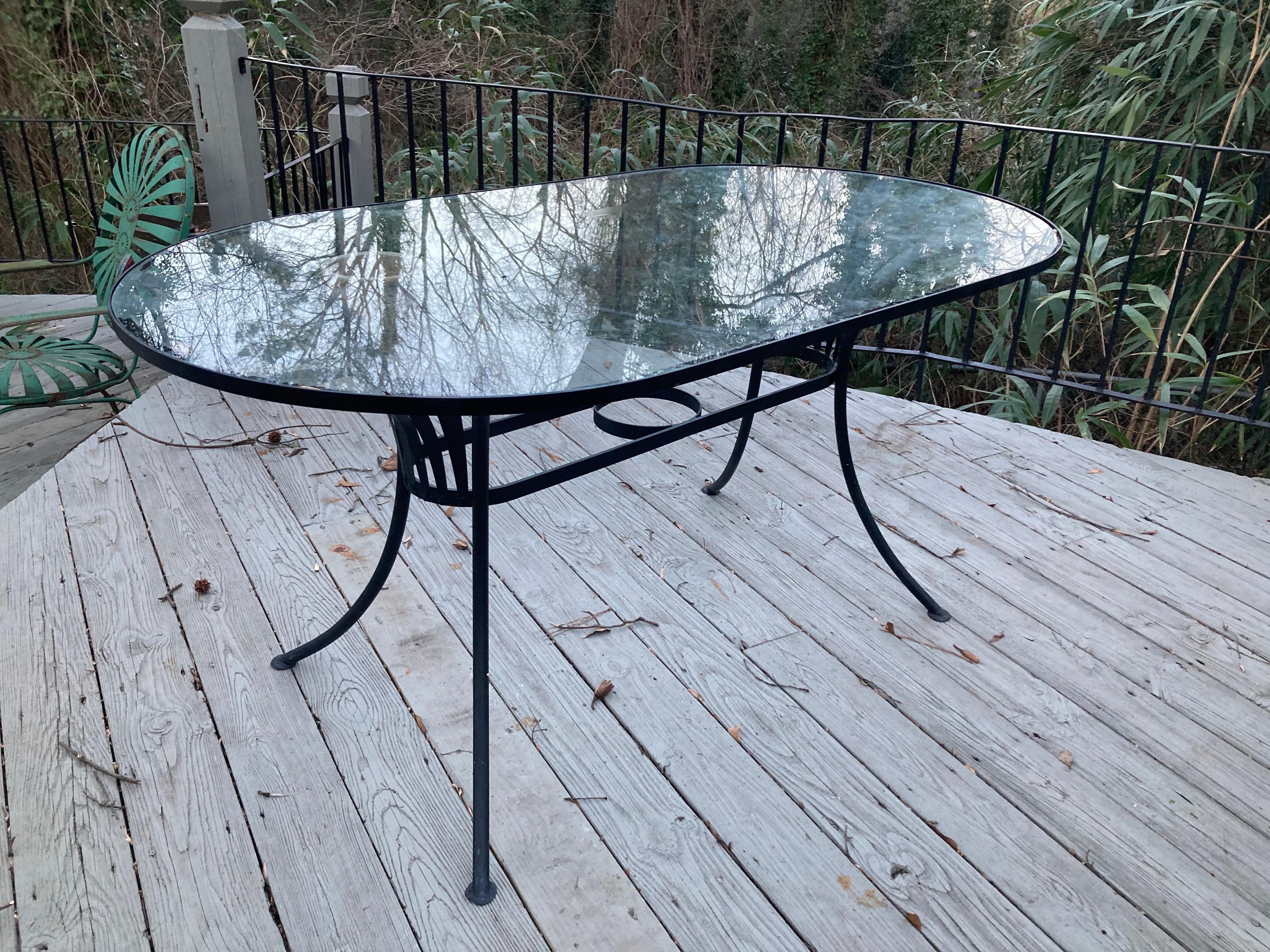 francois carre patio dining table, circa 1940 For Sale 7