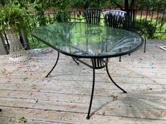 francois carre patio dining table, circa 1940