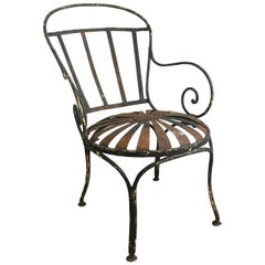 Used Francois Carre Sunburst Garden Chair, circa 1920s