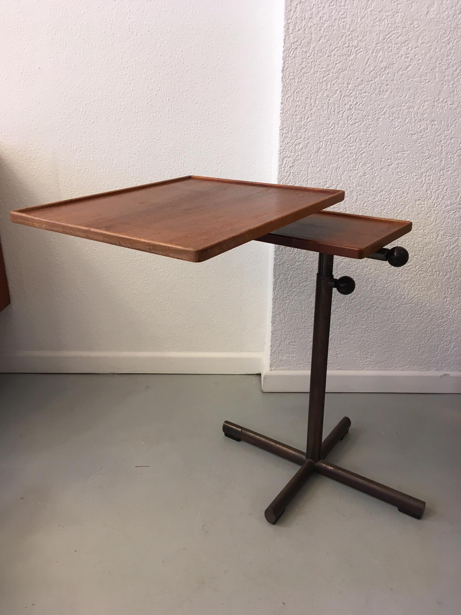 François Caruelle Vintage Table by Embru Werke, Switzerland, circa 1942 5