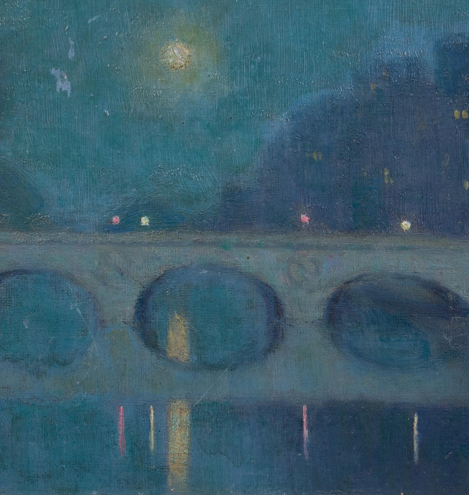 Pont St. Michel, Paris, um 1900  Francois Charles CACHOUD (1866-1943) 4