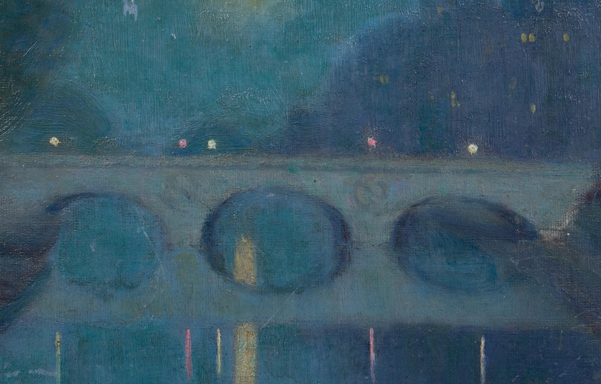 Pont St. Michel, Paris, um 1900  Francois Charles CACHOUD (1866-1943) 5