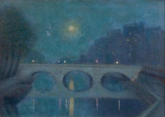 Pont St. Michel, Paris, um 1900 Francois Charles CACHOUD (1866-1943)