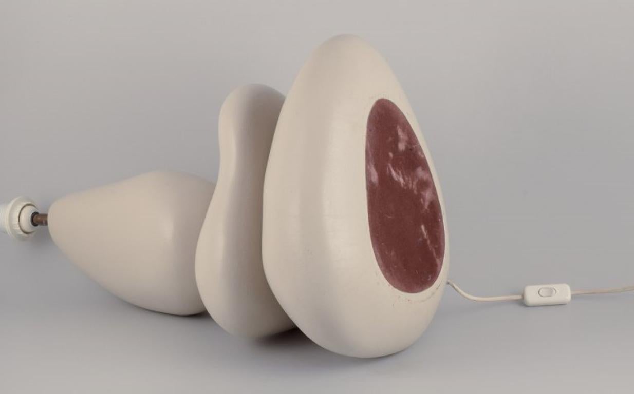 Mid-20th Century François Chatain, French ceramicist. Large organic 