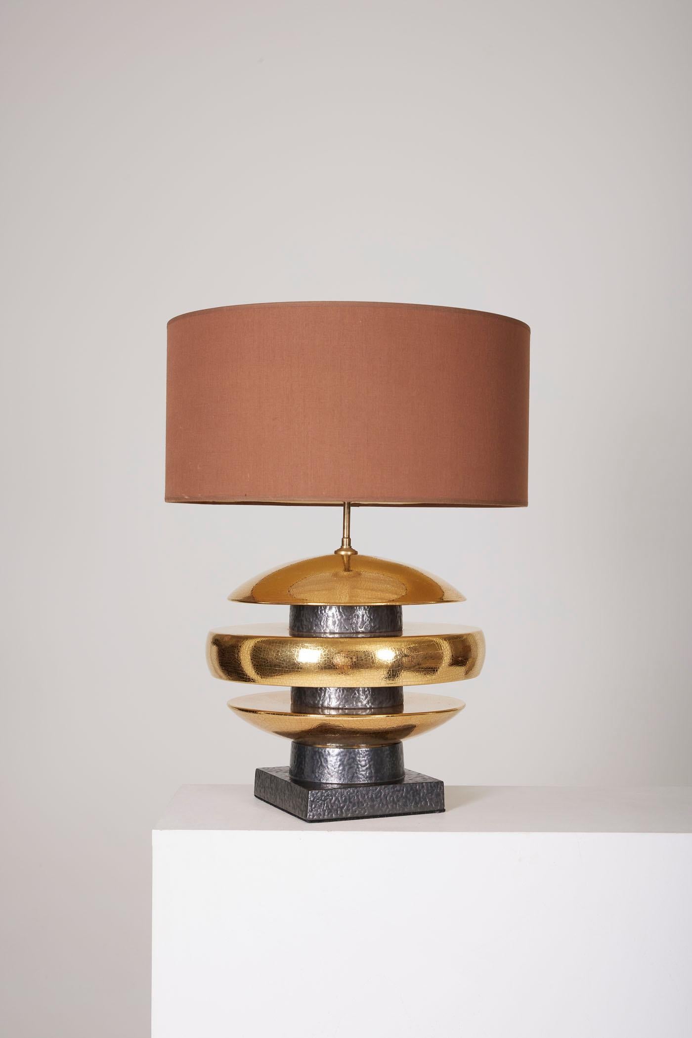 Céramique Lampe François Chatain
