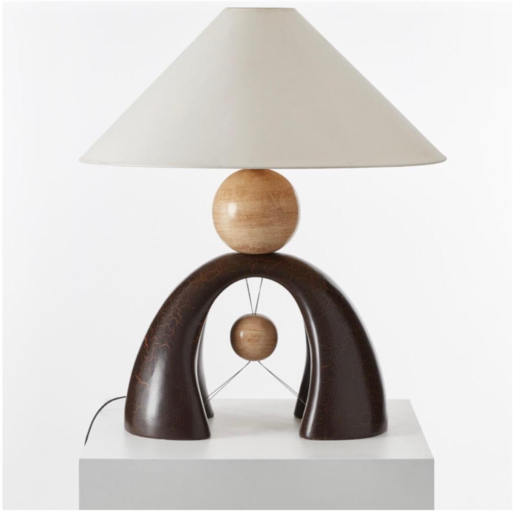 Francois Châtain pebble lamp, France, 1990s In Good Condition For Sale In London, GB