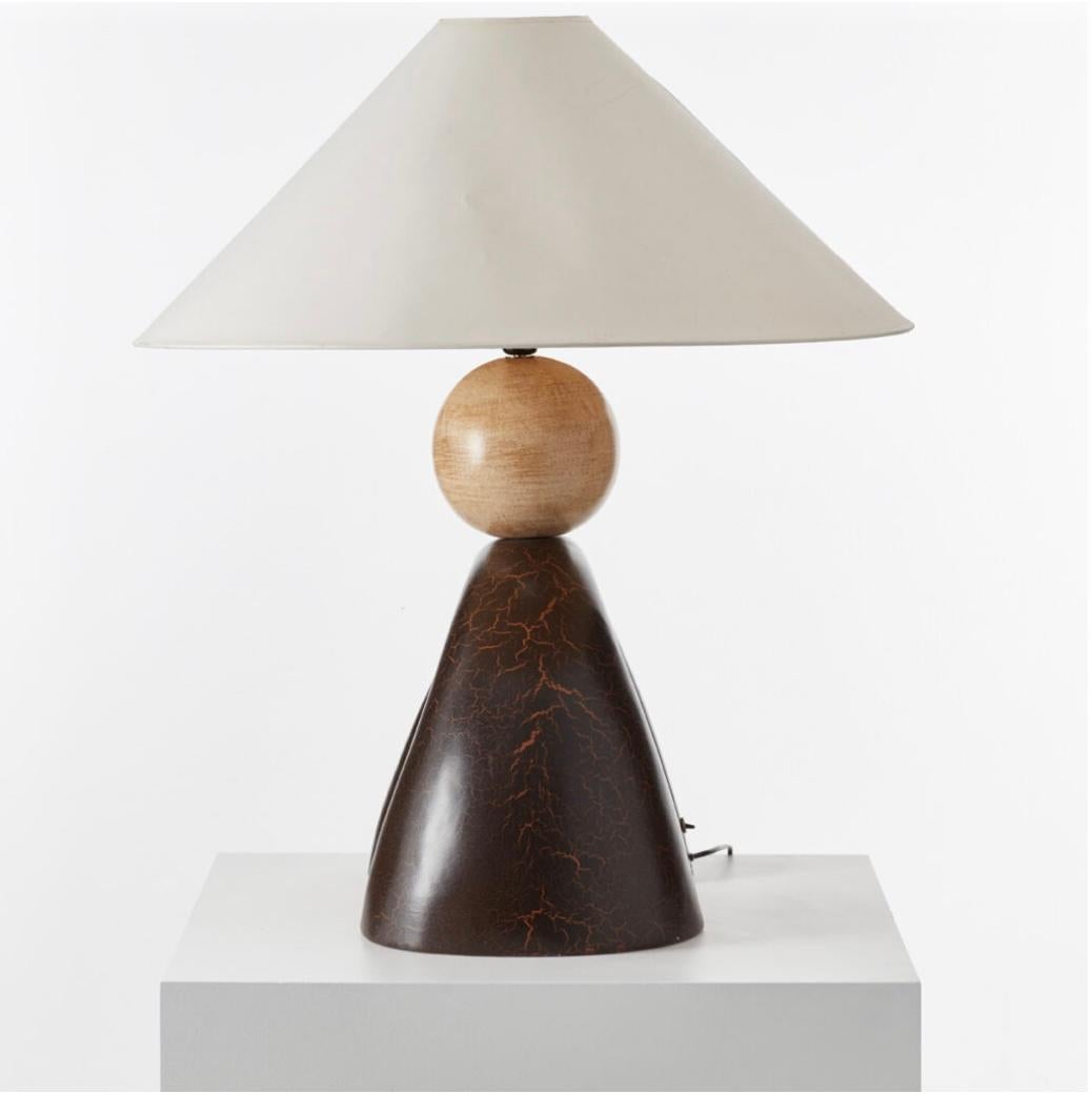 Late 20th Century Francois Châtain pebble lamp, France, 1990s For Sale