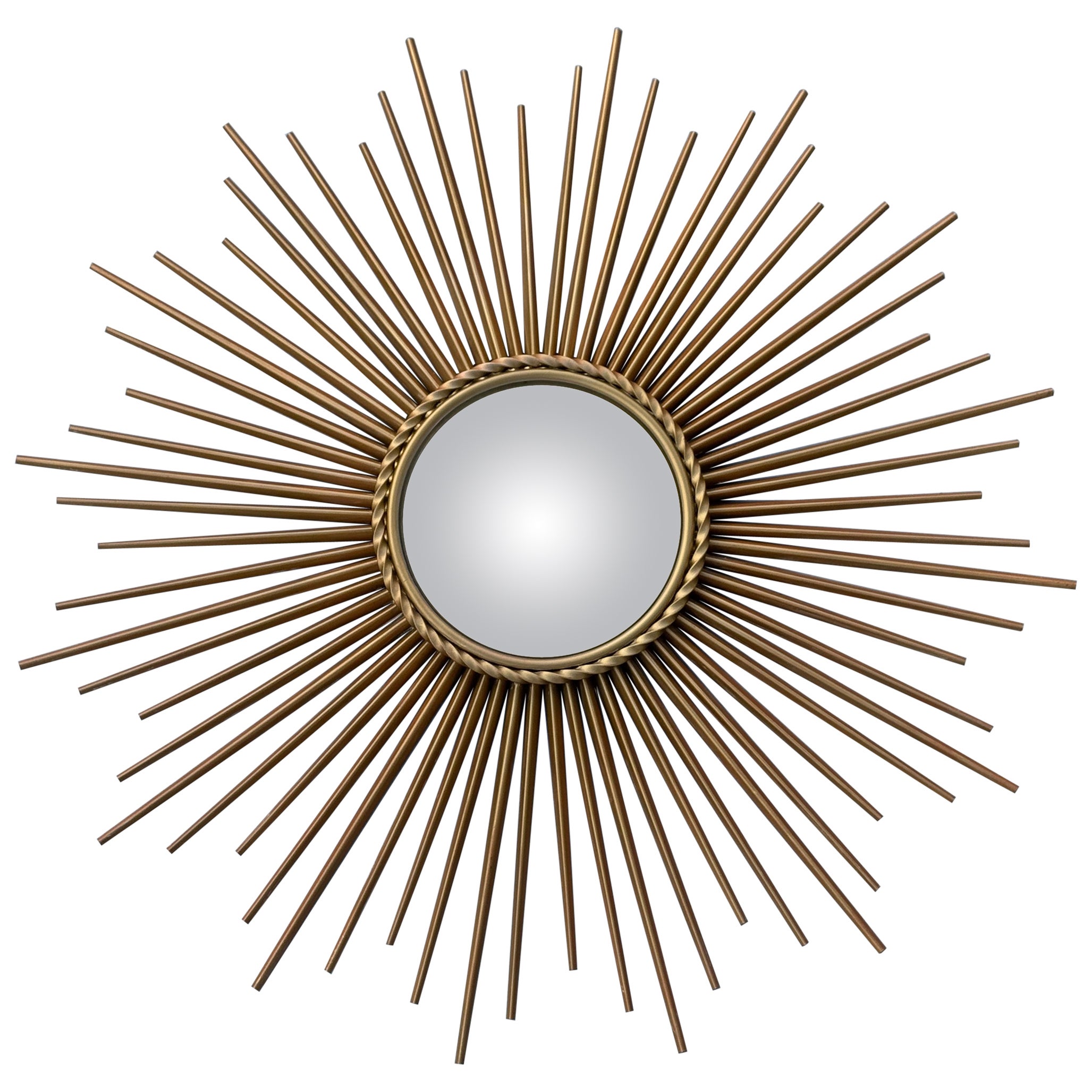 François Chaty in Vallauris, Design Sunburst Mirror, France circa 1960's
