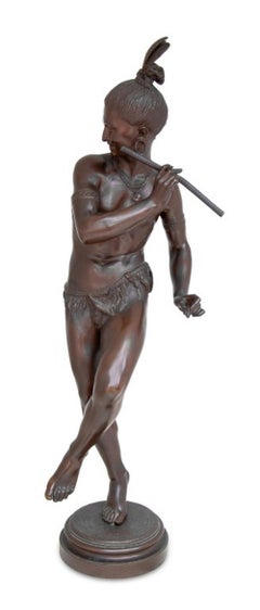 Francois Toussaint "Indiano danzante" Bronzo