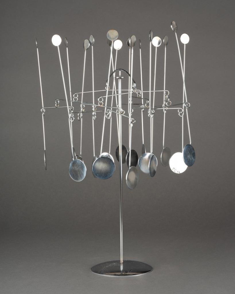 Francese François COLETTE (1936-2024) : Scultura stabile cromata, 1973 in vendita