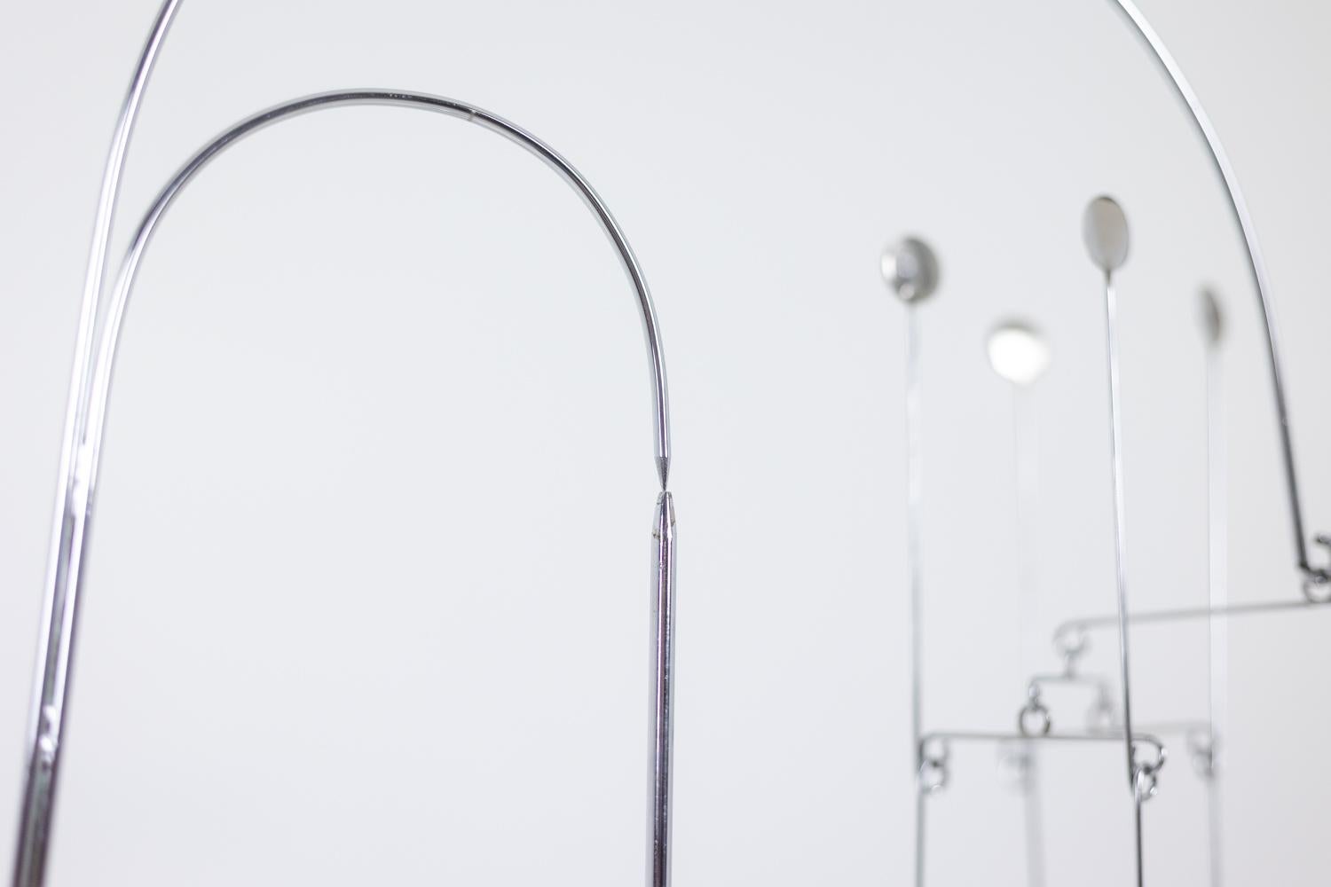 Metal François Colette for Maison Jansen. Mobile. 1970s.