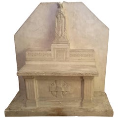 Francois D'Albignac Plaster Model of an Altar, circa 1940