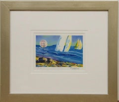 Set of Four Framed Nautical Limited Ed. Prints by Francois D'arguin 