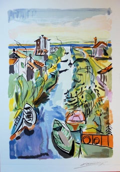 Channel to the Sea - Original handsigned lithograph