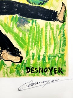 François Desnoyer - Free Child - Handsigned Original Lithograph