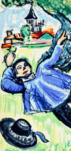 Le gland et la citrouille, Vingt fables de La fontaine, François Desnoyer