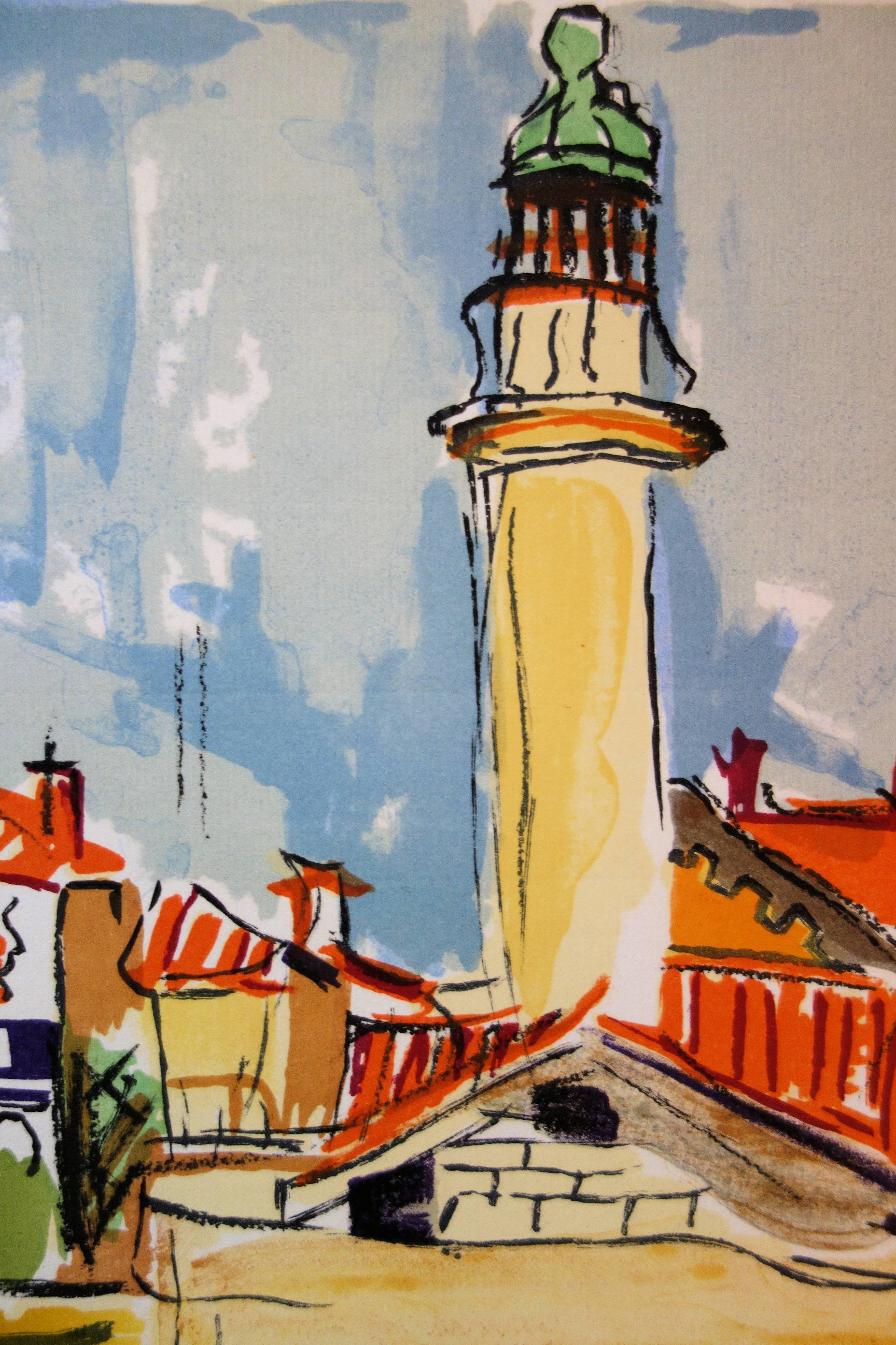 Francois DESNOYER
The Lighthouse, 1965

Original lithograph
Handsigned in pencil
On wove paper
45 x 33 cm (c. 18 x 13