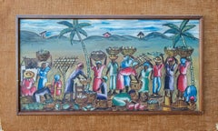 Francois Dominique Scène de travail haïtienne