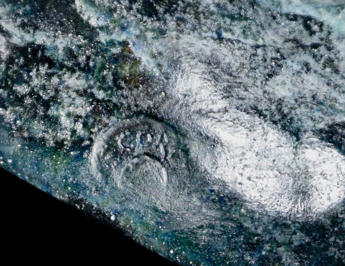 Inizio XX secolo Francois Decorchemont Pate De Verre Maschera di Pan in vendita