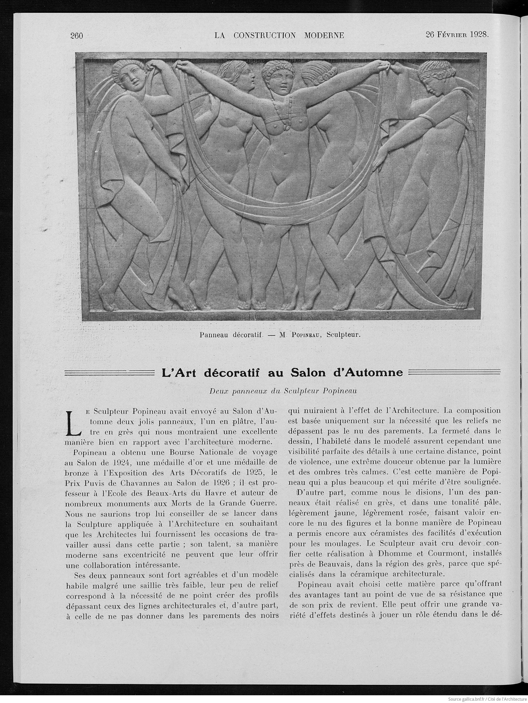Early 20th Century Francois-Emile Popineau, La Danse des Grâces, Bas Relief Panels, France, 1927