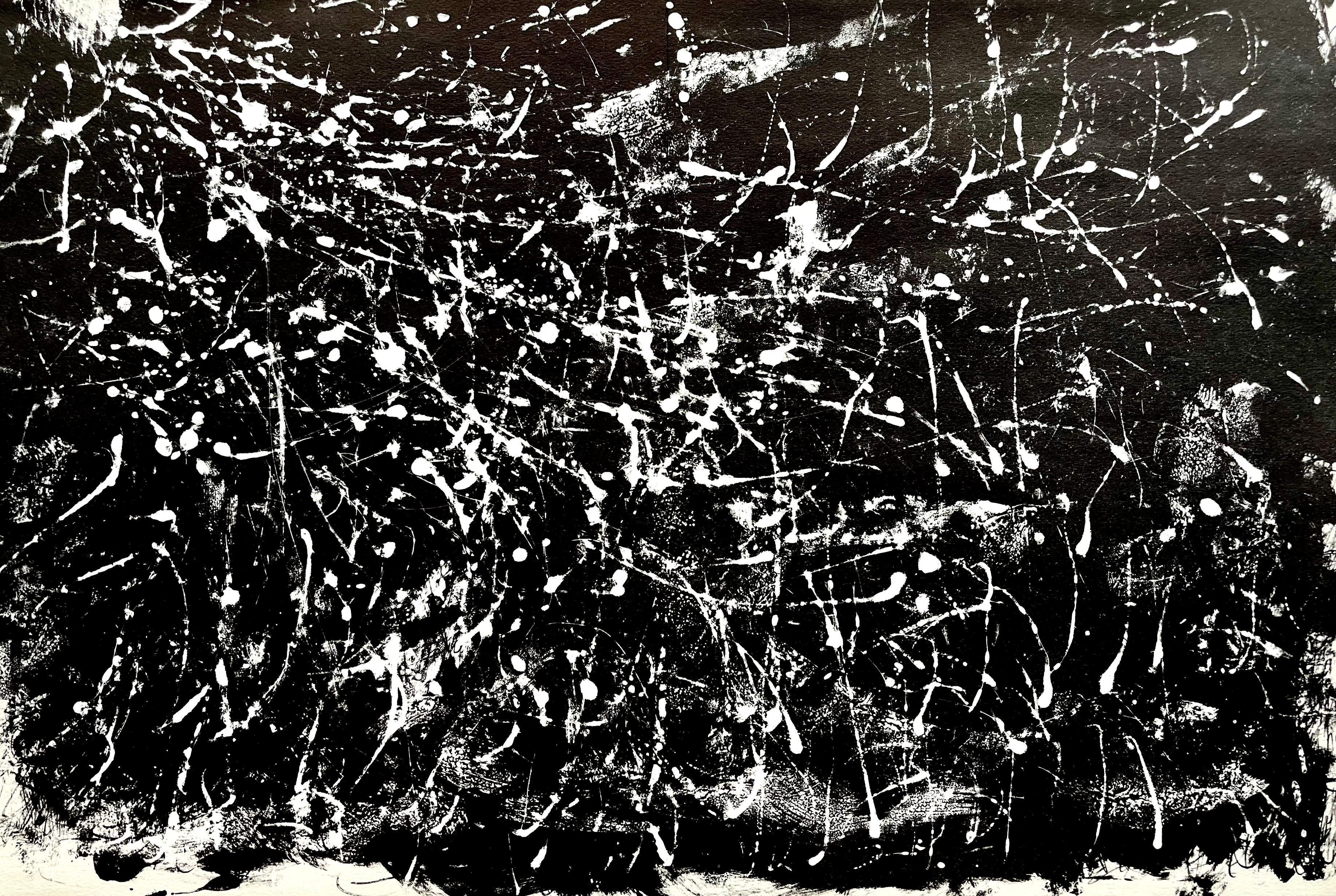 Fiedler, Composition, Derrière le miroir (d'après) - Print de François Fiedler