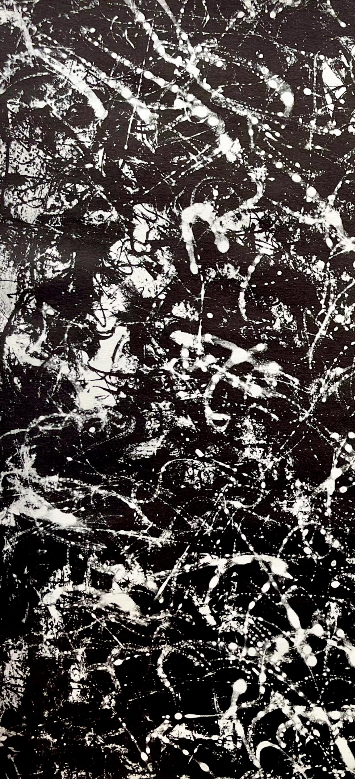 Fiedler, Composition, Derrière le miroir (d'après) - Print de François Fiedler