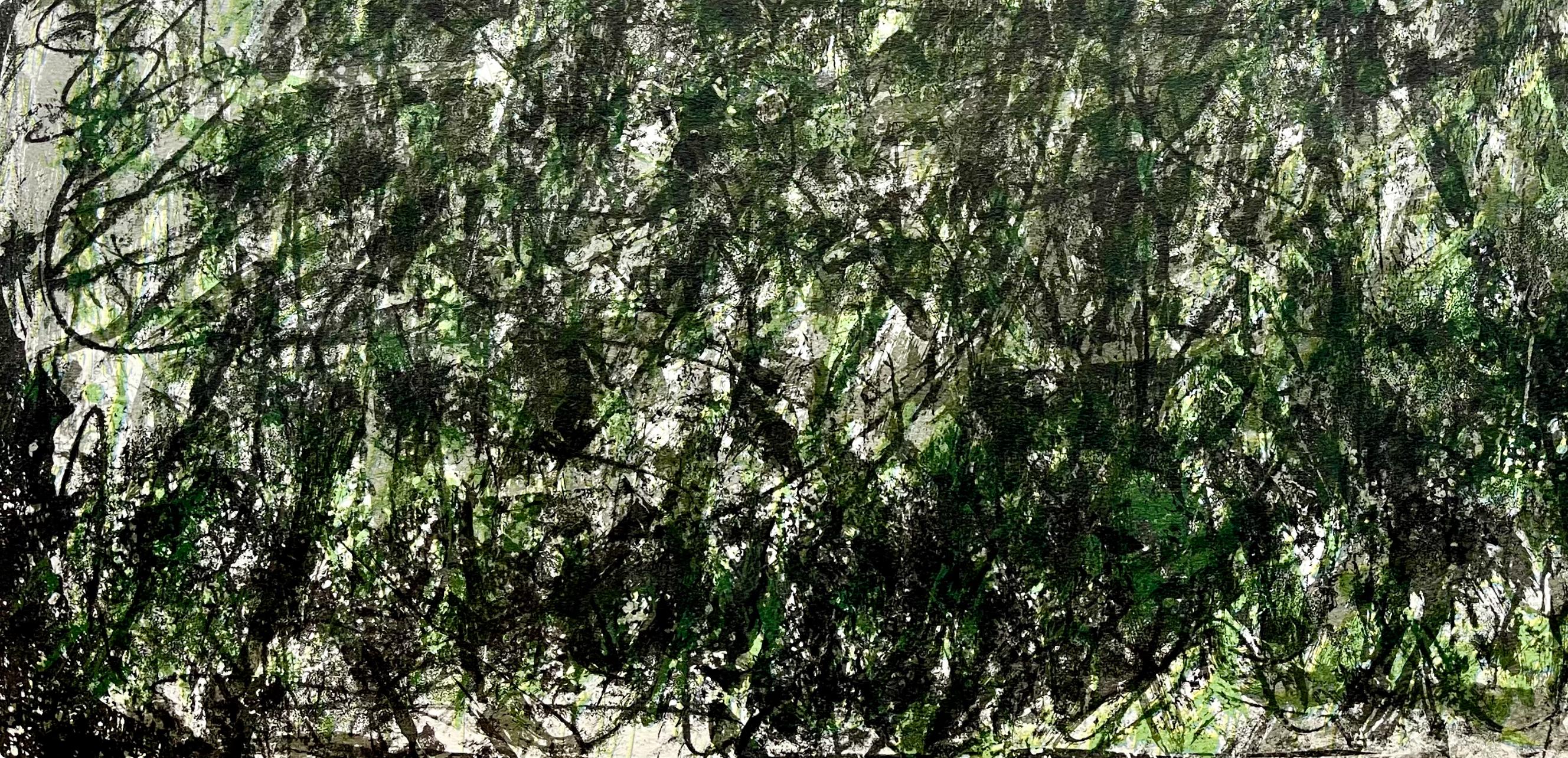 Fiedler, Composition, Derrière le miroir (d'après) - Moderne Print par François Fiedler