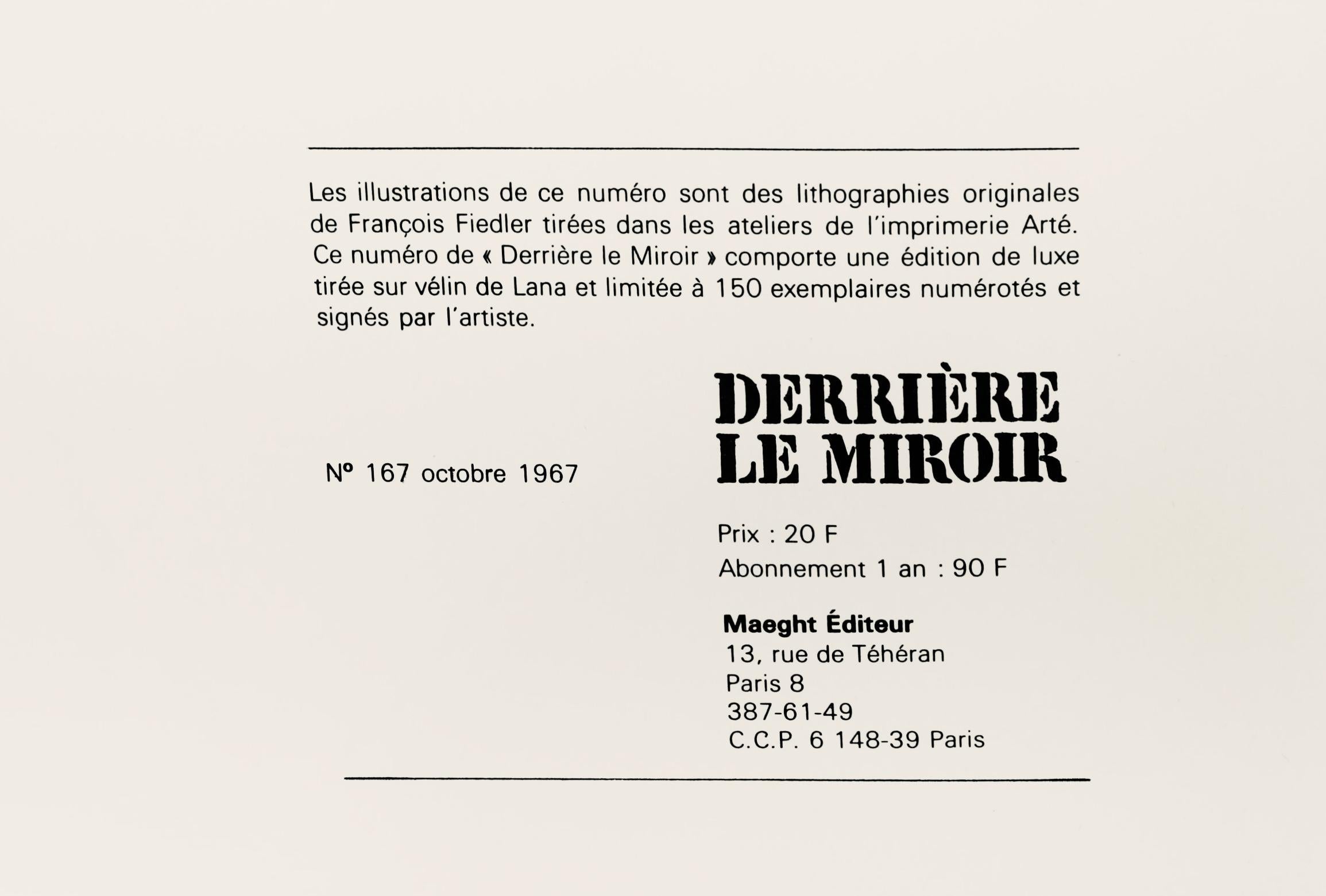 Fiedler, Composition, Derrière le miroir (d'après) en vente 1
