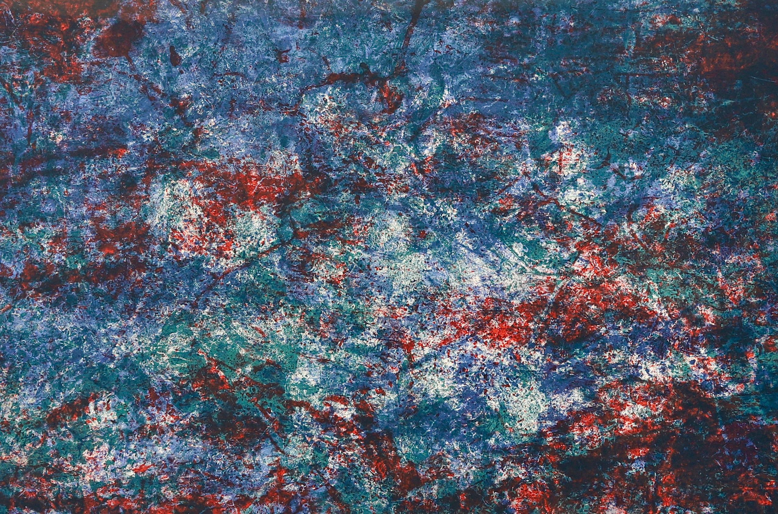 François Fiedler Abstract Print – Fiedler, Komposition, Derrière le miroir (nach)