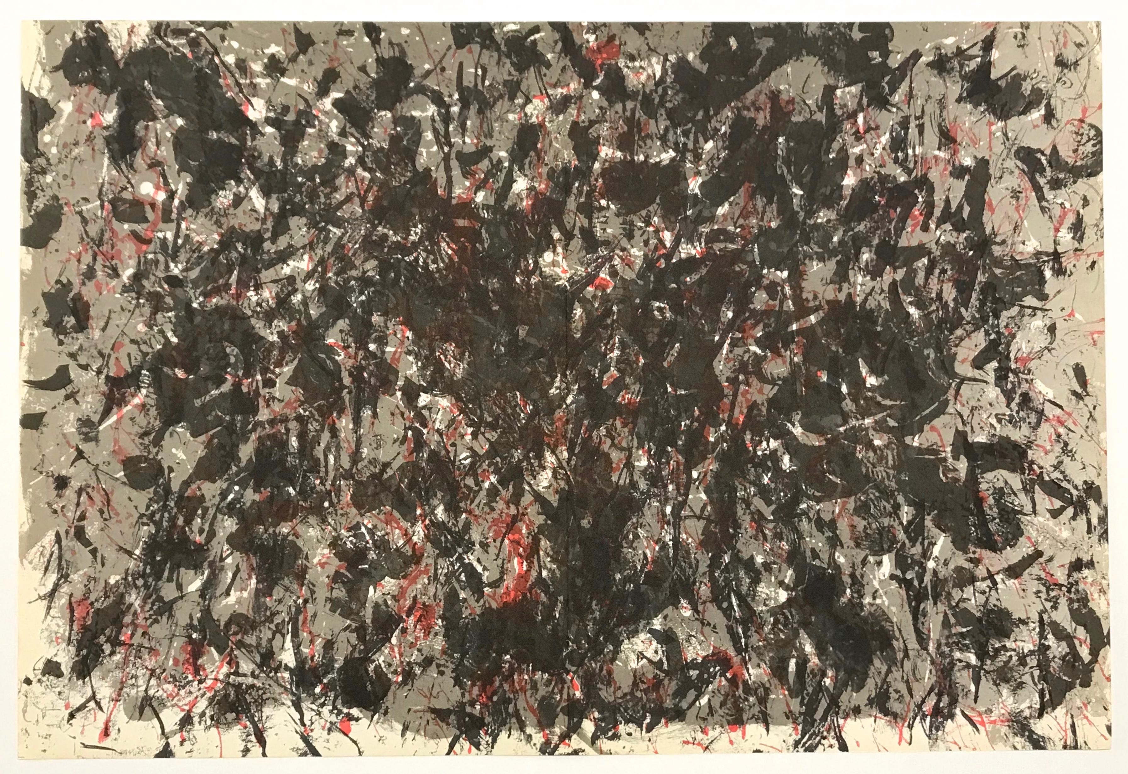 Originallithographie – Print von François Fiedler