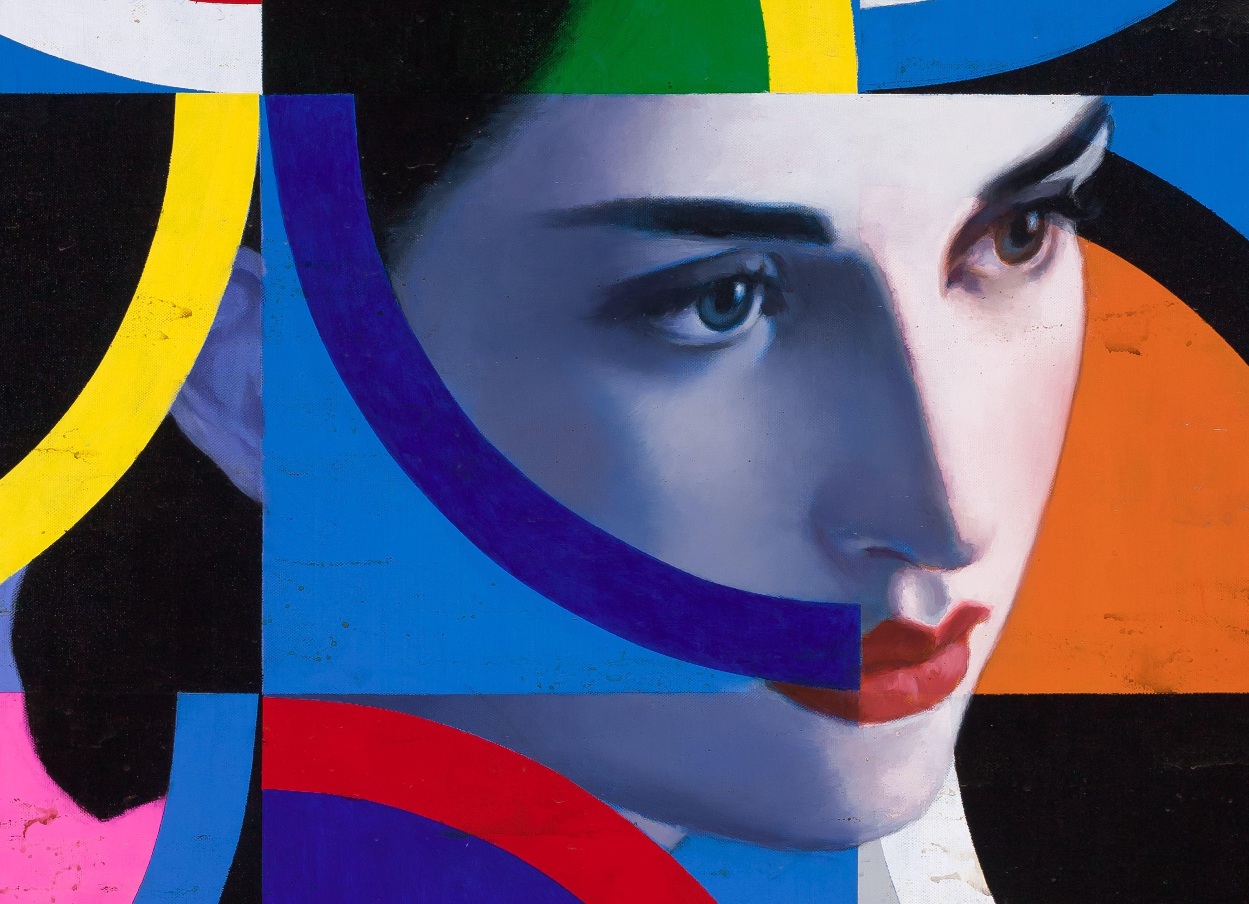 Light Up the World I (Zeitgenössisch), Painting, von Francois Fressinier