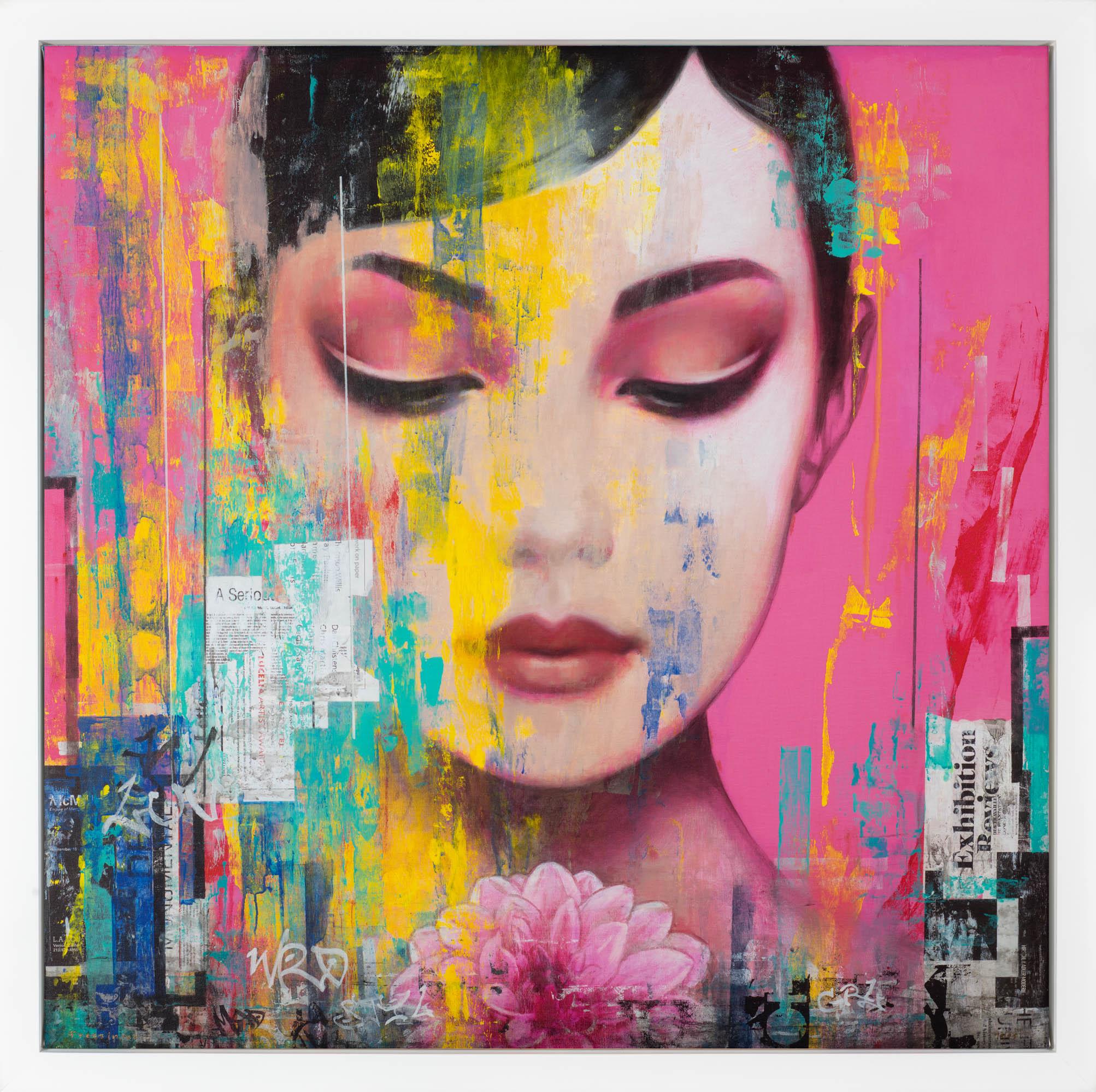 La Vie en Pink, 2019 - Contemporary Print by Francois Fressinier