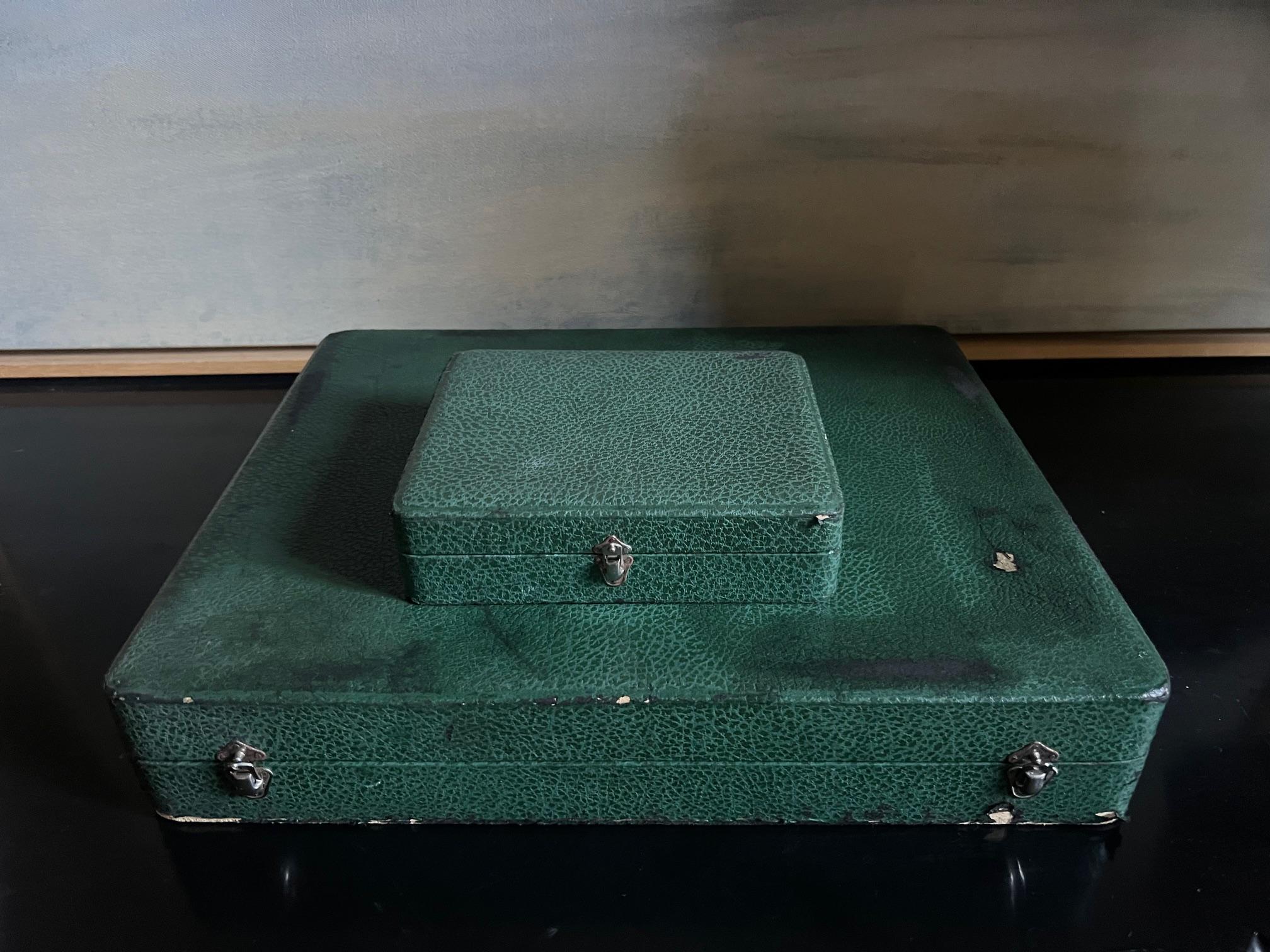 Francois Frionnet - Set di 49 posate in argento Art Deco, 1930 ca. in vendita 7