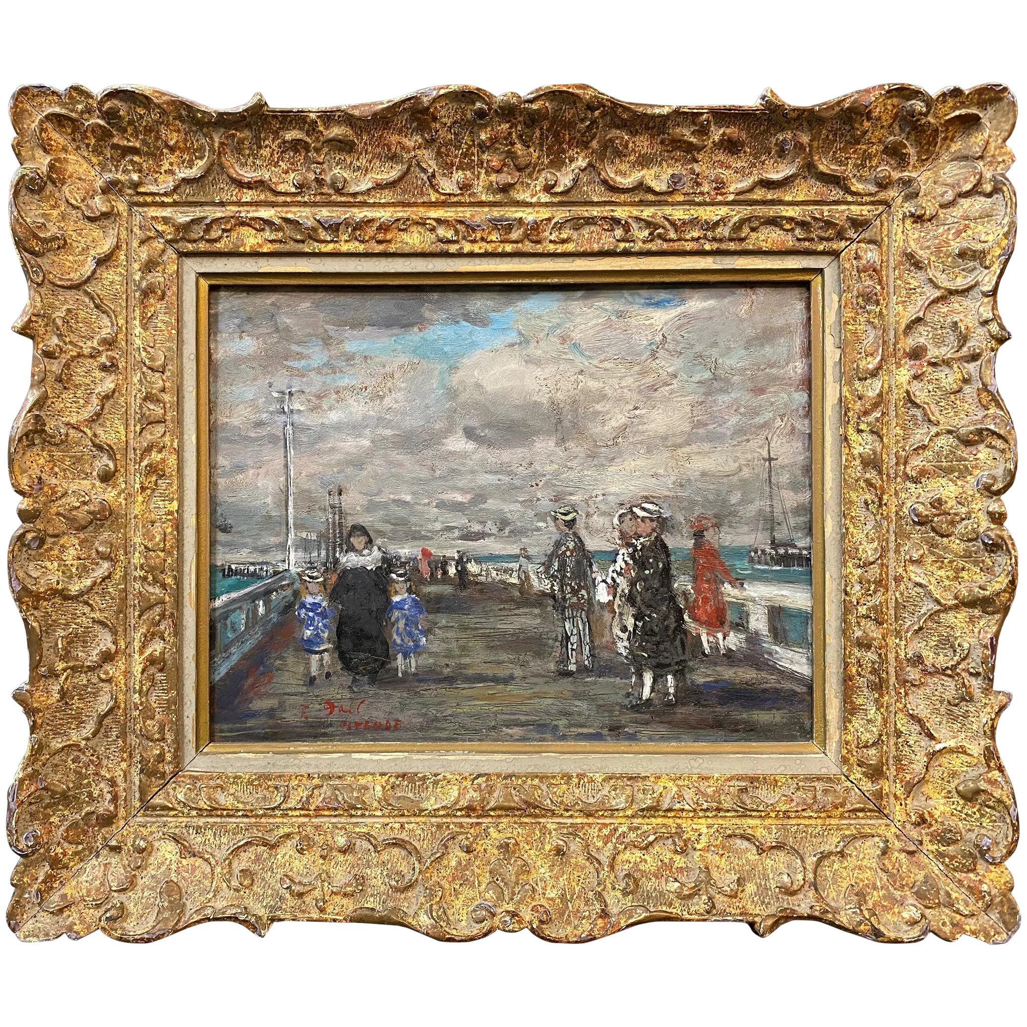 French Scene on a Bridge