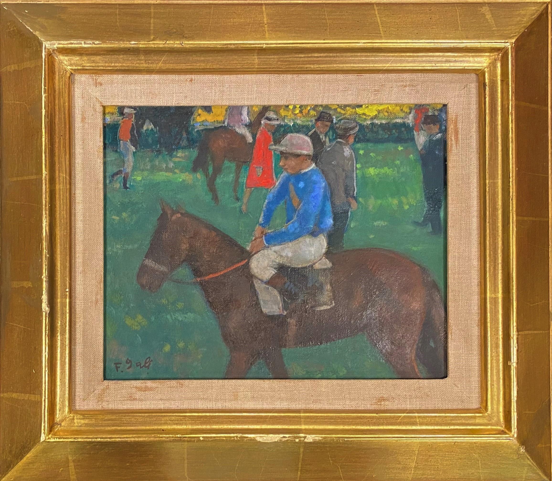 François Gall Animal Painting - Jockeys