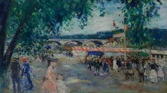 Le Bateau Mouche, Paris, France, paysage urbain, parc, enfants