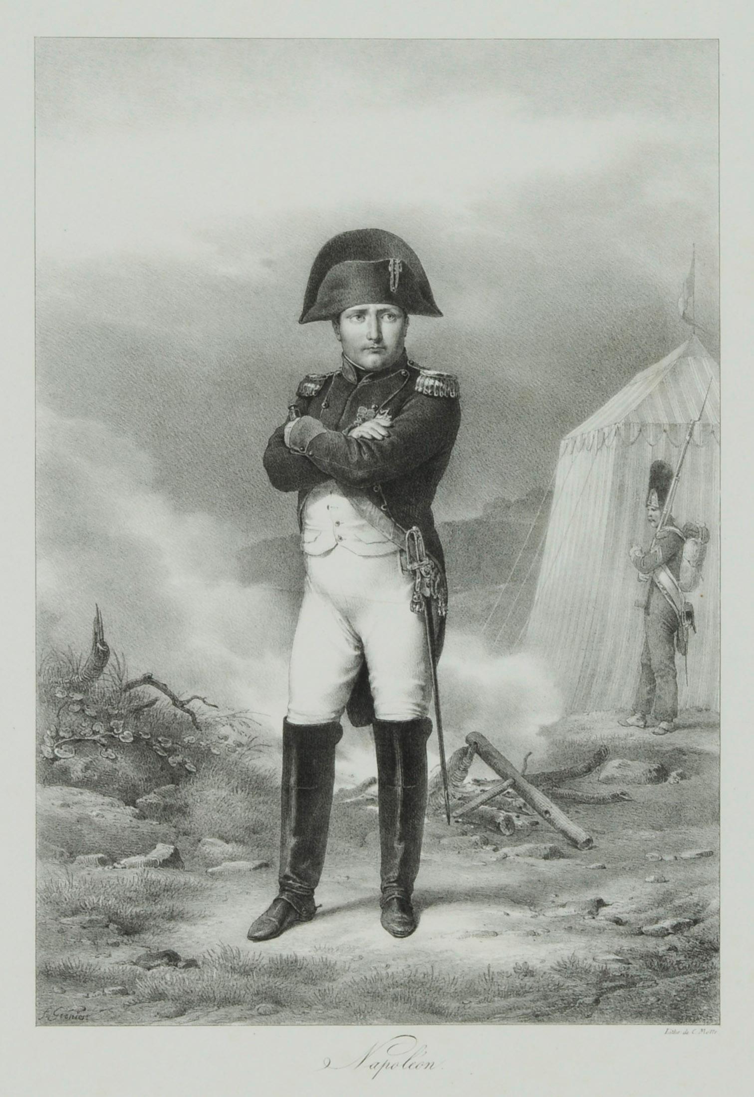 Francois Gernier Figurative Print - Napoleon Standing