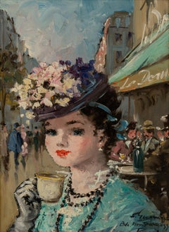 Parisian Lady with Tea
