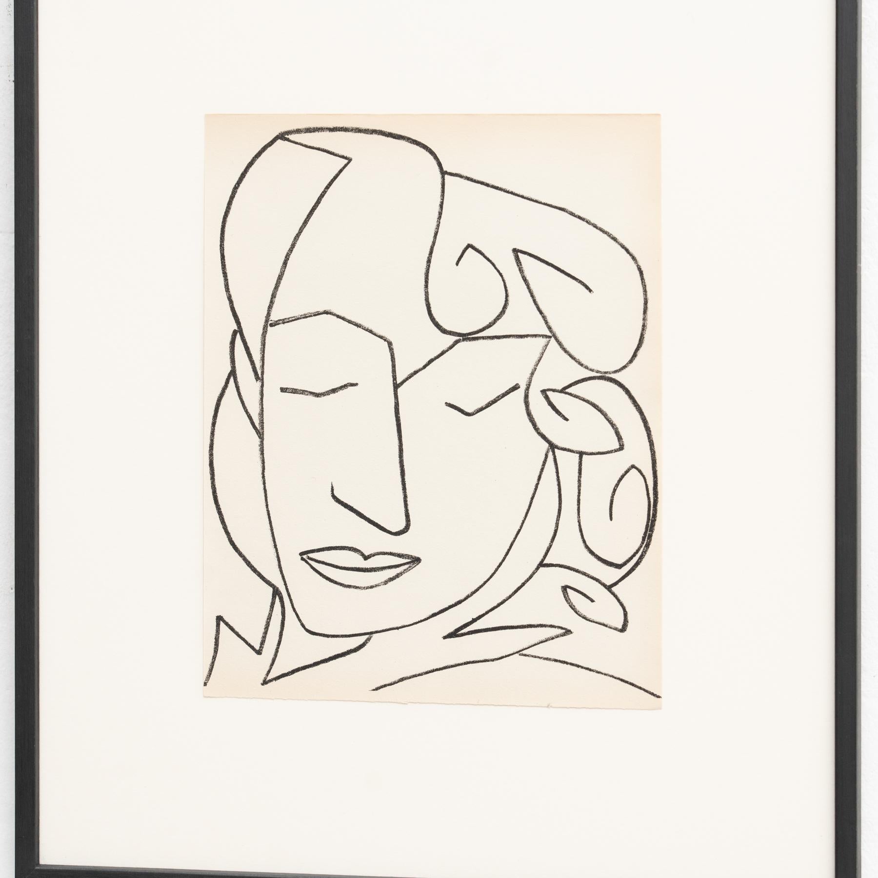 François Gilot Lithograph from 'Portraits of a Woman' Series, 1951 3
