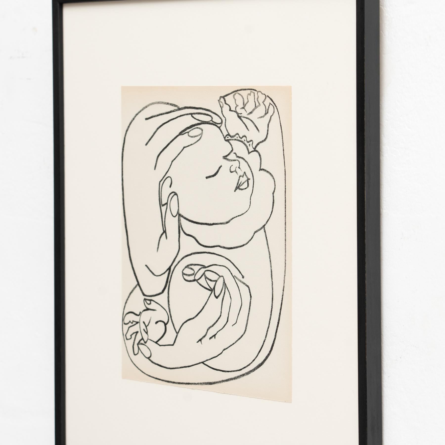 Françoise Gilot Lithograph 'Pages d'Amour'', 1951 6