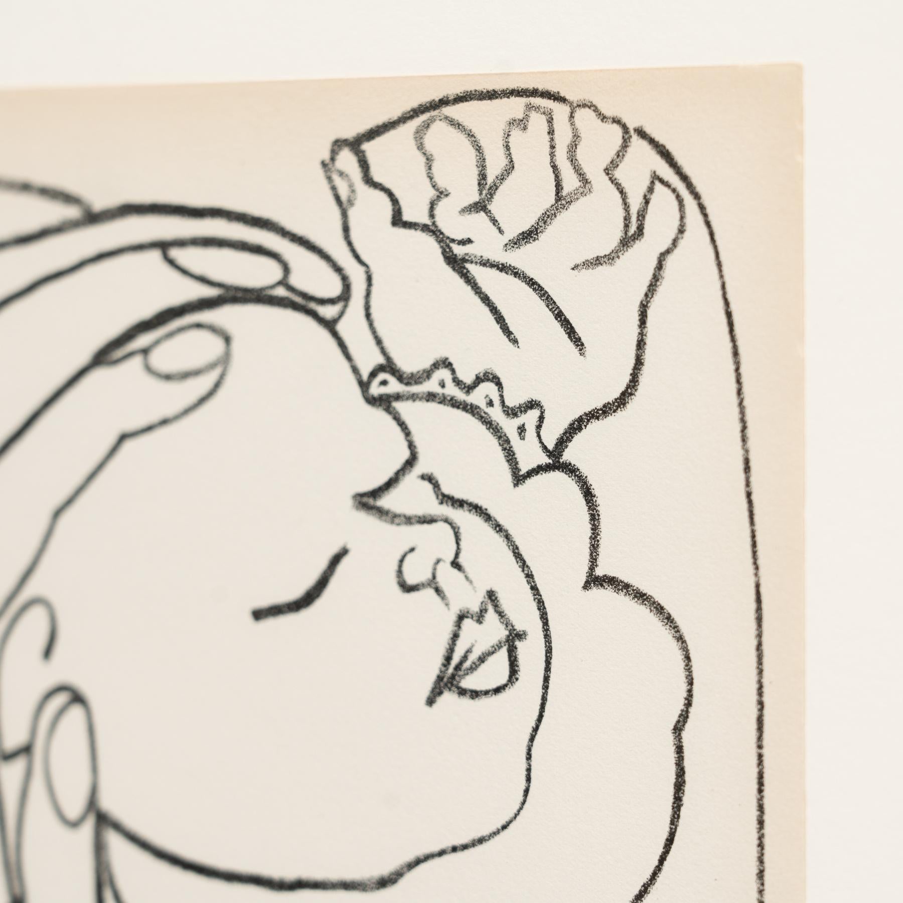 Françoise Gilot Lithograph 'Pages d'Amour'', 1951 7