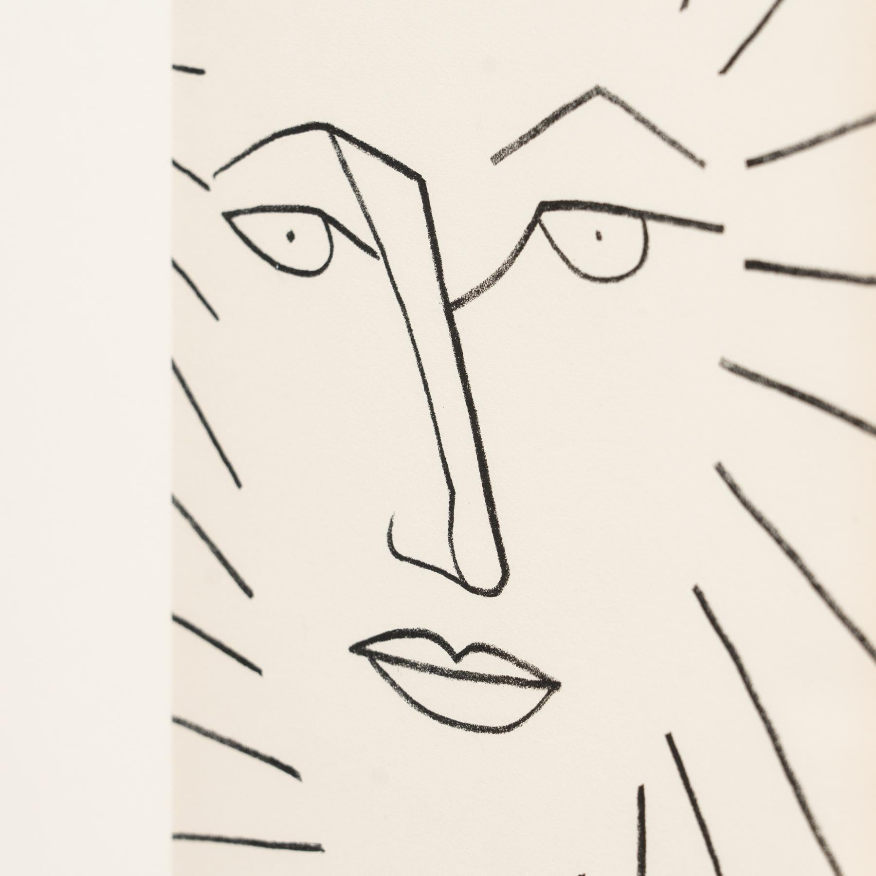 Françoise Gilot Lithographie 'Portrait de femme', 1951 en vente 6